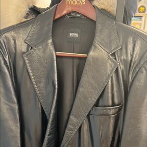 BOSS Black Leather Jacket